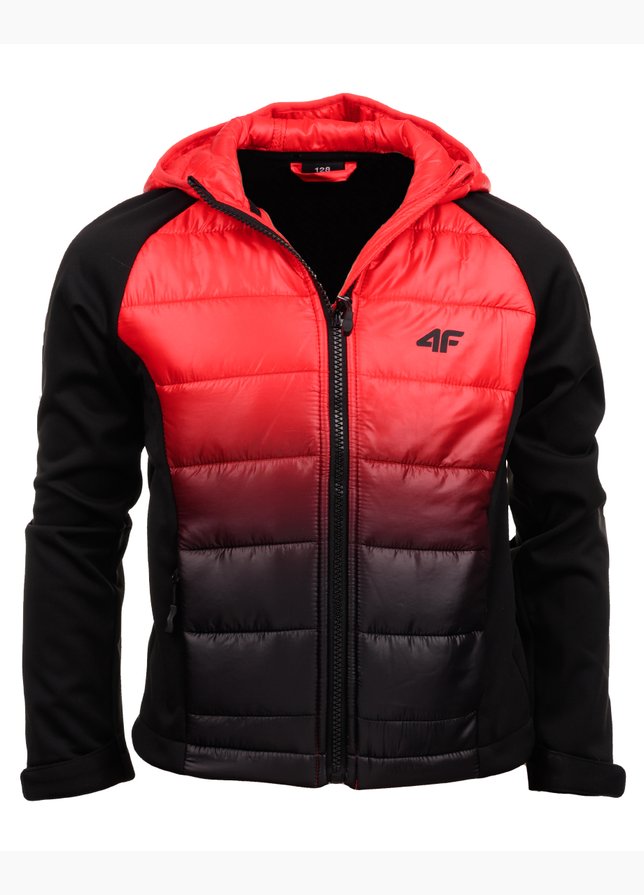4F Kinder Jacke mit Kapuze Softshell HJZ21 JSFM002A 21S 4F Kinder Jacke mit Kapuze Softshell HJZ21 JSFM002A 21S