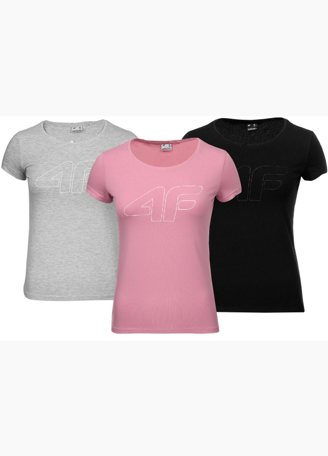 4F Damen T-Shirts Set H4L22 TSD353 56S/27M/20S 4F Damen T-Shirts Set H4L22 TSD353 56S/27M/20S