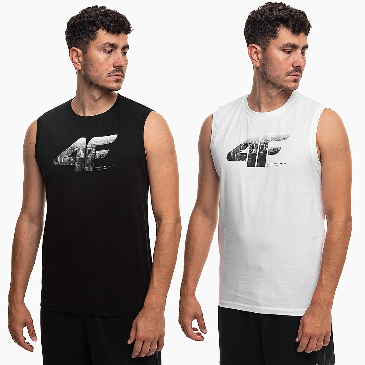 4F Herren T-Shirt Set 4FWSS26TSLEM357 10S/20S