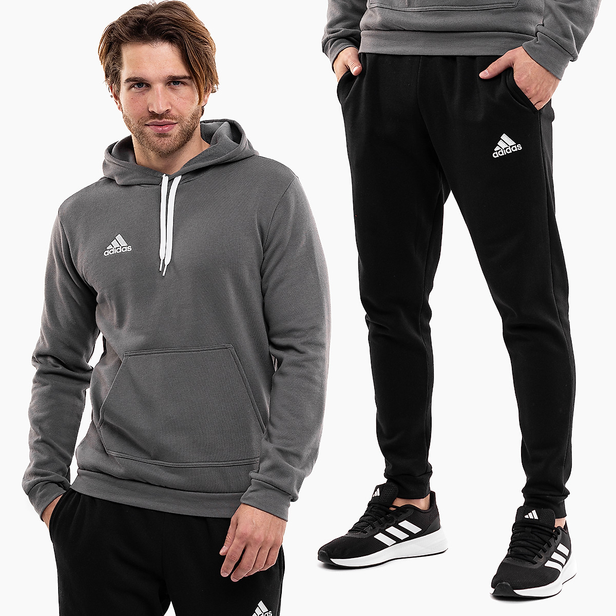 adidas Herren Trainingsanzug Entrada 22 Hoody HB0578/HB0574
