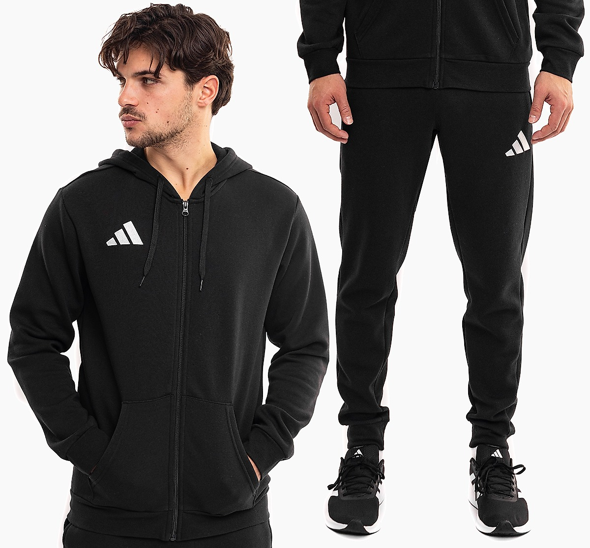 adidas Herren Trainingsanzug Entrada 26 Full Zip Hoody KF5945/JZ9138