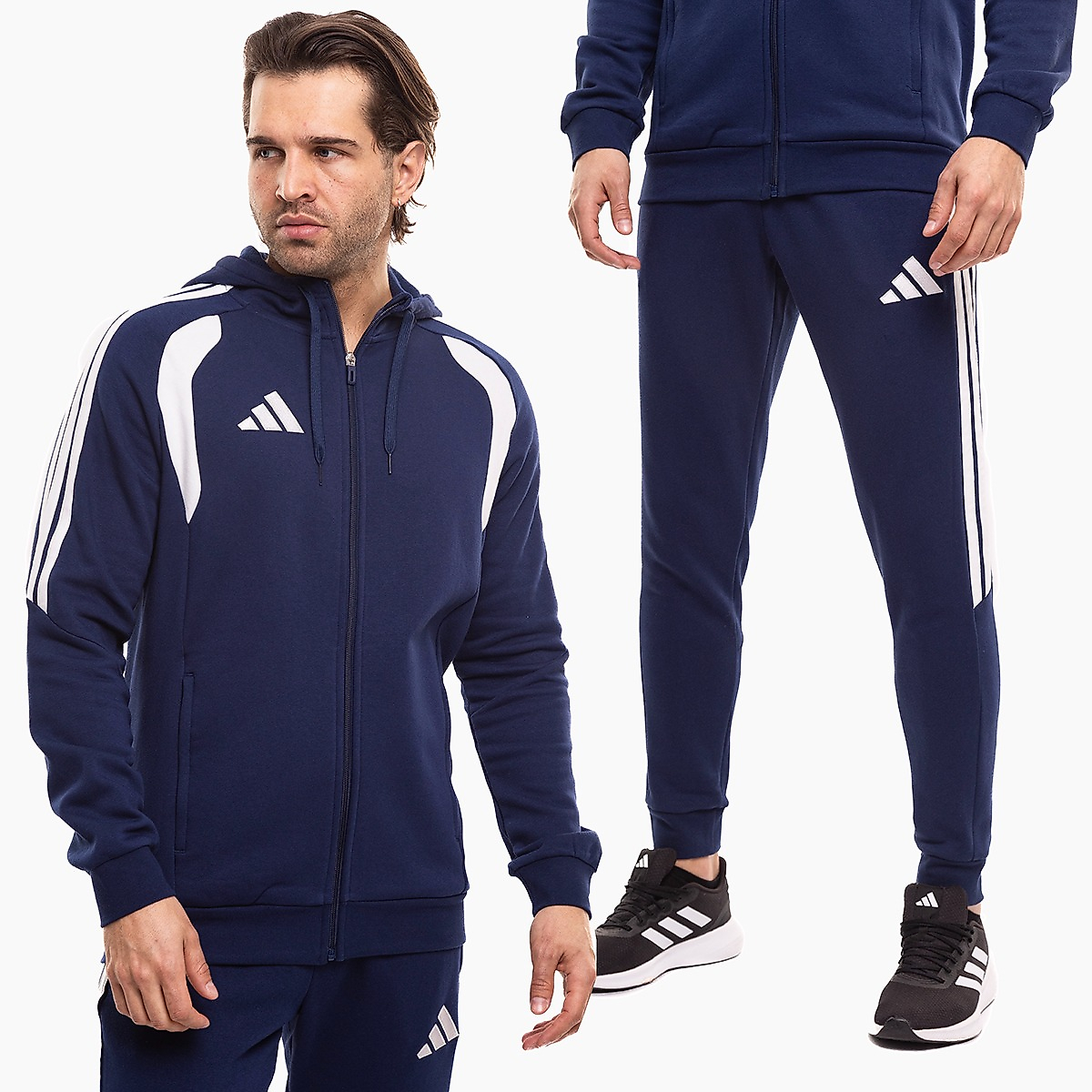 adidas Herren Set Tiro 26 League Full Zip Hoodie KF3320/JY7153
