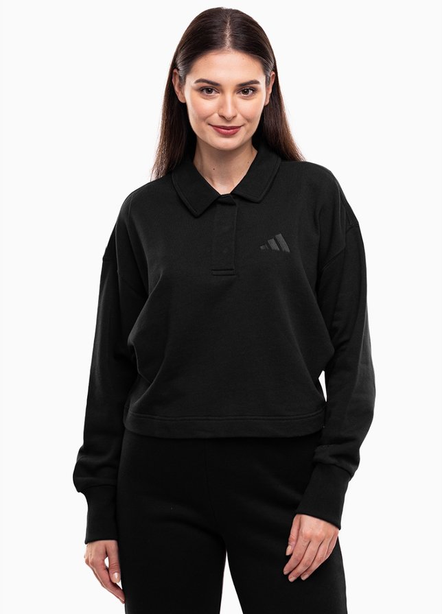 adidas Damen Sweatshirt ALL SZN French Terry Polo IX3806 adidas Damen Sweatshirt ALL SZN French Terry Polo IX3806