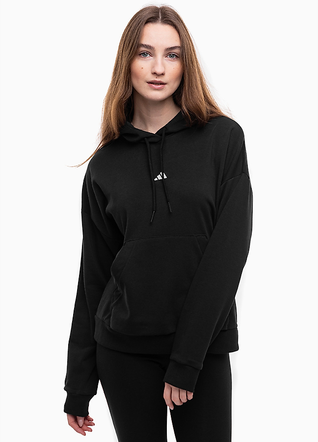 adidas Damen Kapuzenpullover Essentials Small Logo French Terry JD7989 adidas Damen Kapuzenpullover Essentials Small Logo French Terry JD7989