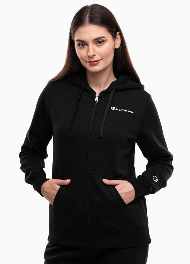 Champion Damen Kapuzenpullover Full Zip Hoodie 117531 KK001 Champion Damen Kapuzenpullover Full Zip Hoodie 117531 KK001