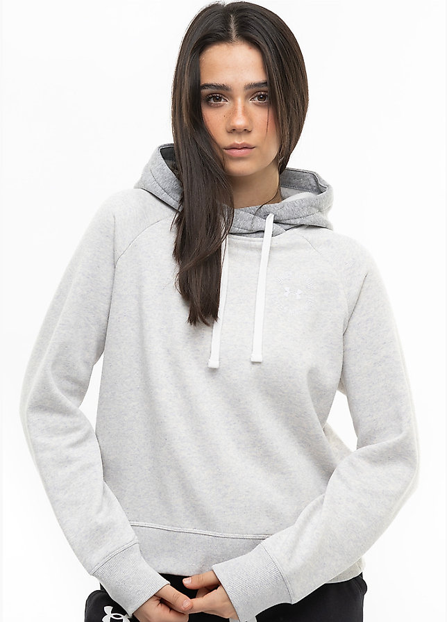 Under Armour Damen Kapuzenpullover Rival Fleece CB Hoodie 1373031 014 Under Armour Damen Kapuzenpullover Rival Fleece CB Hoodie 1373031 014