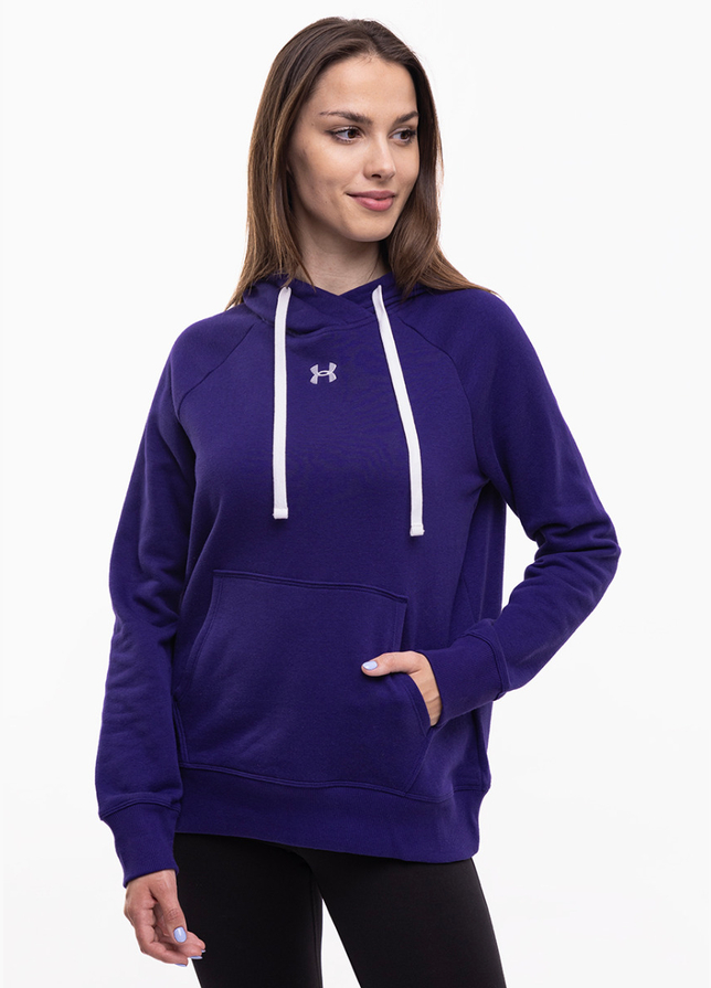 Under Armour Damen Kapuzenbluse Rival Fleece HB Hoodie 1356317 468 Under Armour Damen Kapuzenbluse Rival Fleece HB Hoodie 1356317 468
