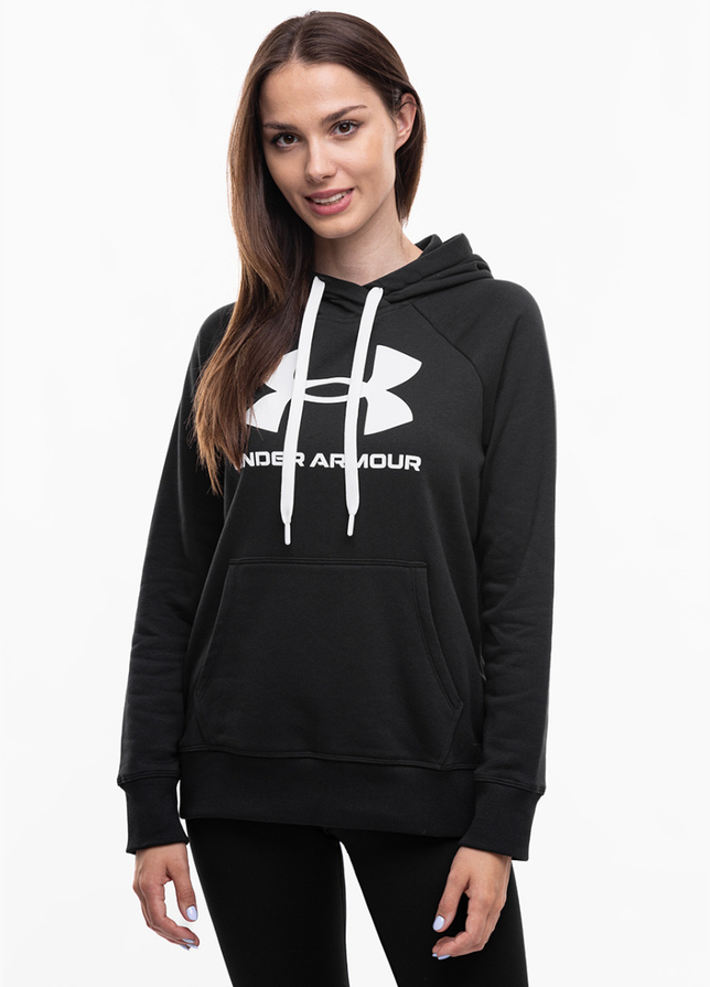 Under Armour Kapuzenbluse Damen Rival Fleece Logo Hoodie 1356318 001 Under Armour Kapuzenbluse Damen Rival Fleece Logo Hoodie 1356318 001