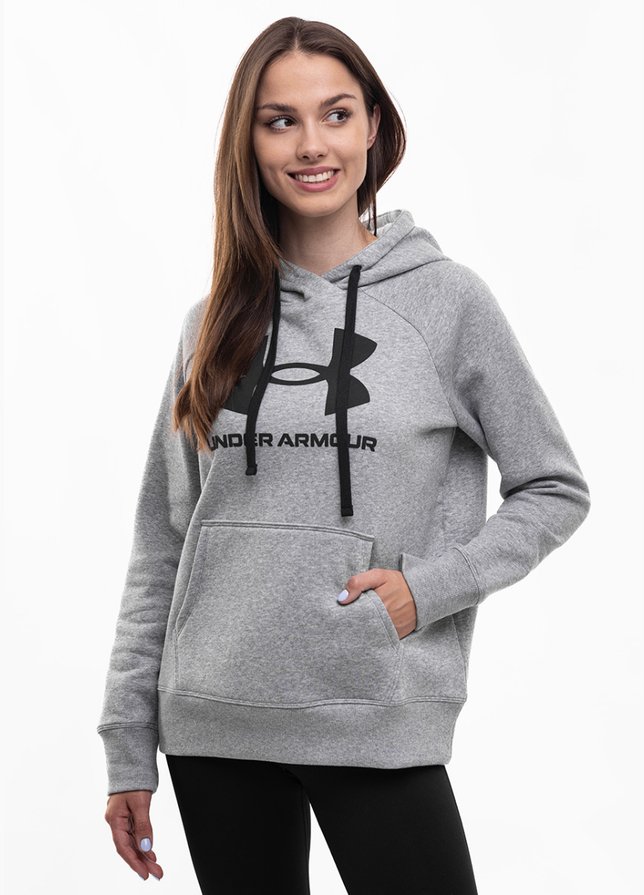 Under Armour Kapuzenbluse Damen Rival Fleece Logo Hoodie 1356318 035 Under Armour Kapuzenbluse Damen Rival Fleece Logo Hoodie 1356318 035