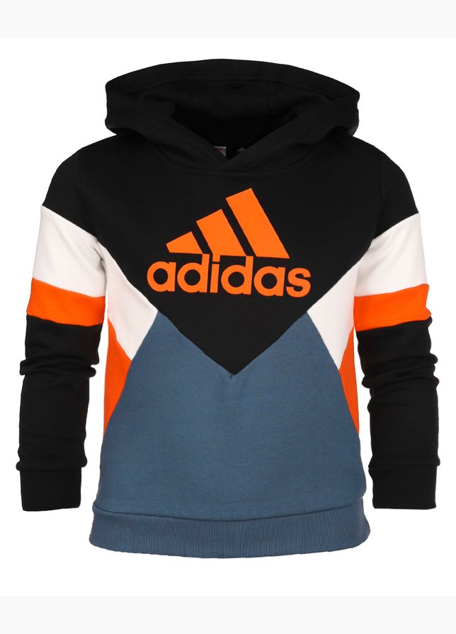 adidas Kinder Kapuzenpullover Colorblock Fleece Hoodie HN8556 adidas Kinder Kapuzenpullover Colorblock Fleece Hoodie HN8556