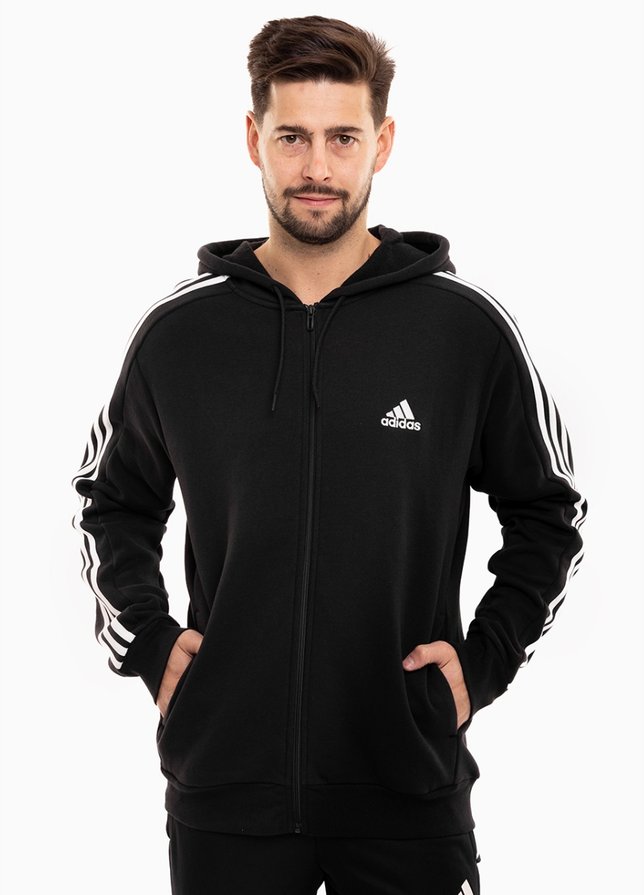 adidas Herren Sweatshirt Essentials Fleece 3-Stripes Full-Zip IB4029 adidas Herren Sweatshirt Essentials Fleece 3-Stripes Full-Zip IB4029