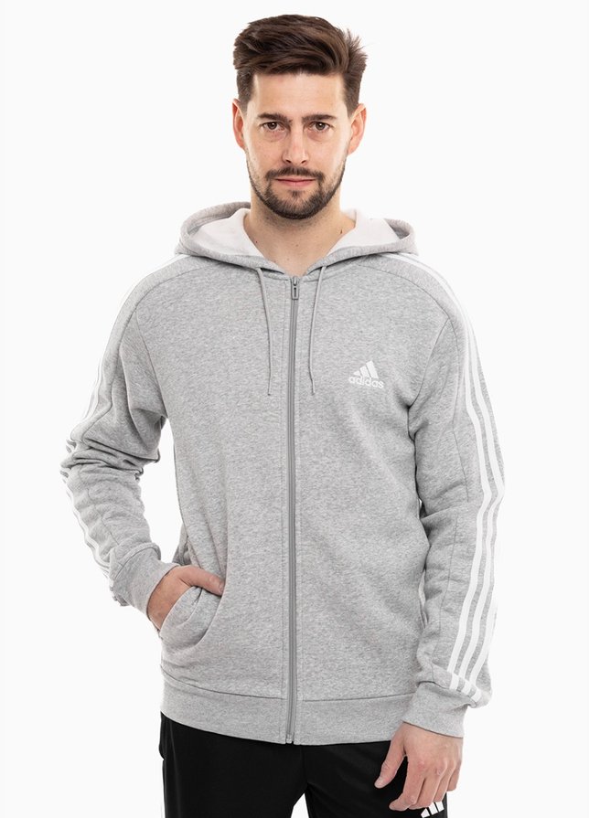 adidas Herren Sweatshirt Essentials Fleece 3-Stripes Full-Zip IJ6479 adidas Herren Sweatshirt Essentials Fleece 3-Stripes Full-Zip IJ6479