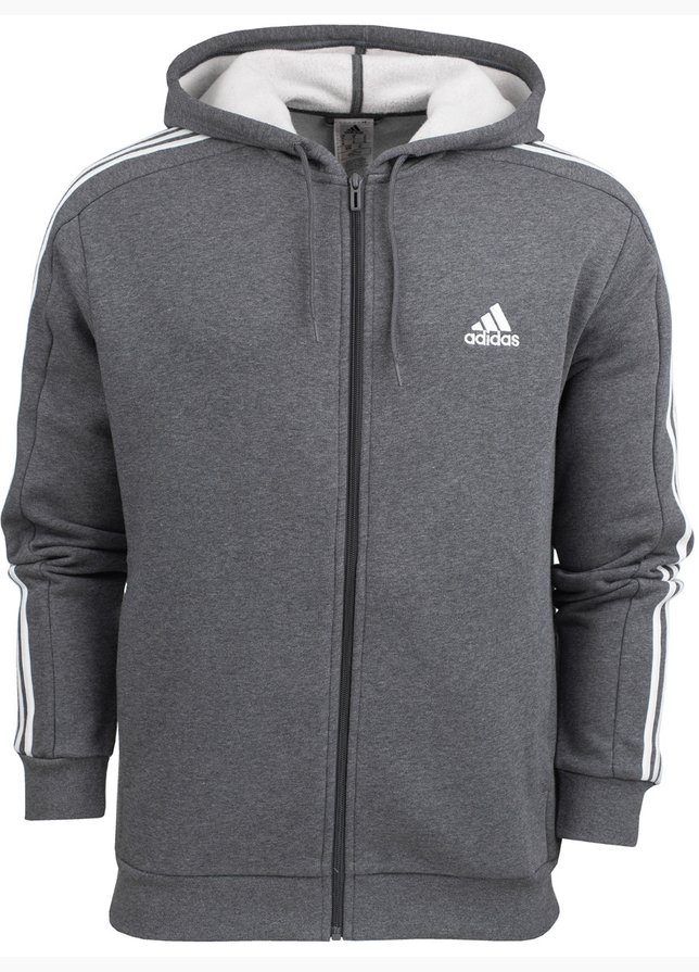 adidas Herren Sweatshirt Essentials Fleece 3-Stripes Full-Zip IJ6480 adidas Herren Sweatshirt Essentials Fleece 3-Stripes Full-Zip IJ6480