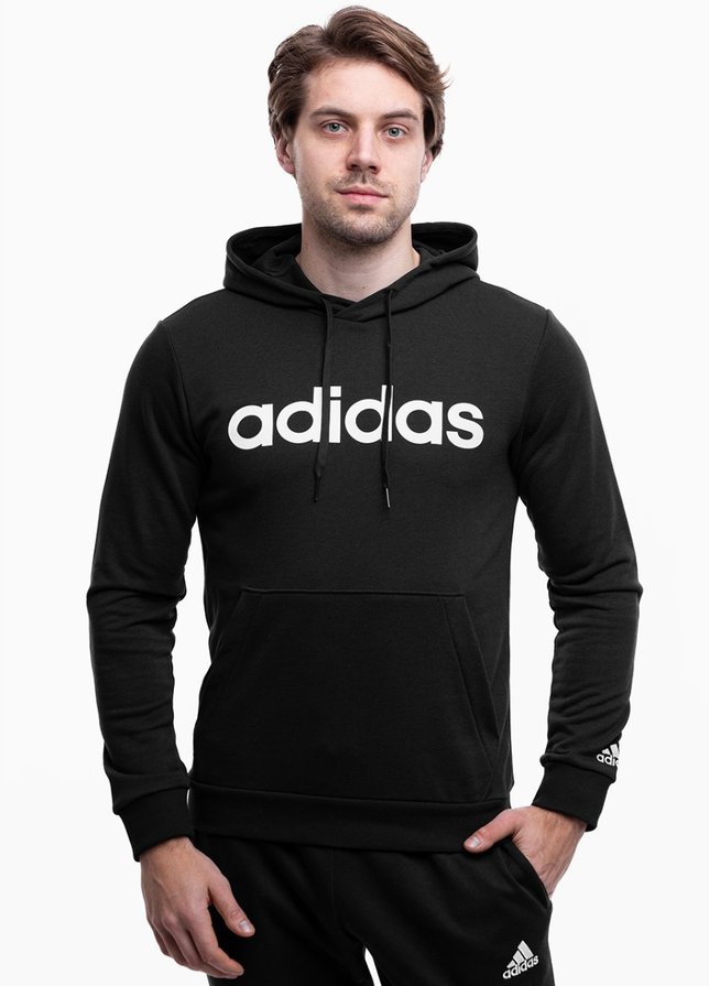 adidas Kapuzenbluse Herren Essentials French Terry Linear Logo Hoodie GK9064 adidas Kapuzenbluse Herren Essentials French Terry Linear Logo Hoodie GK9064