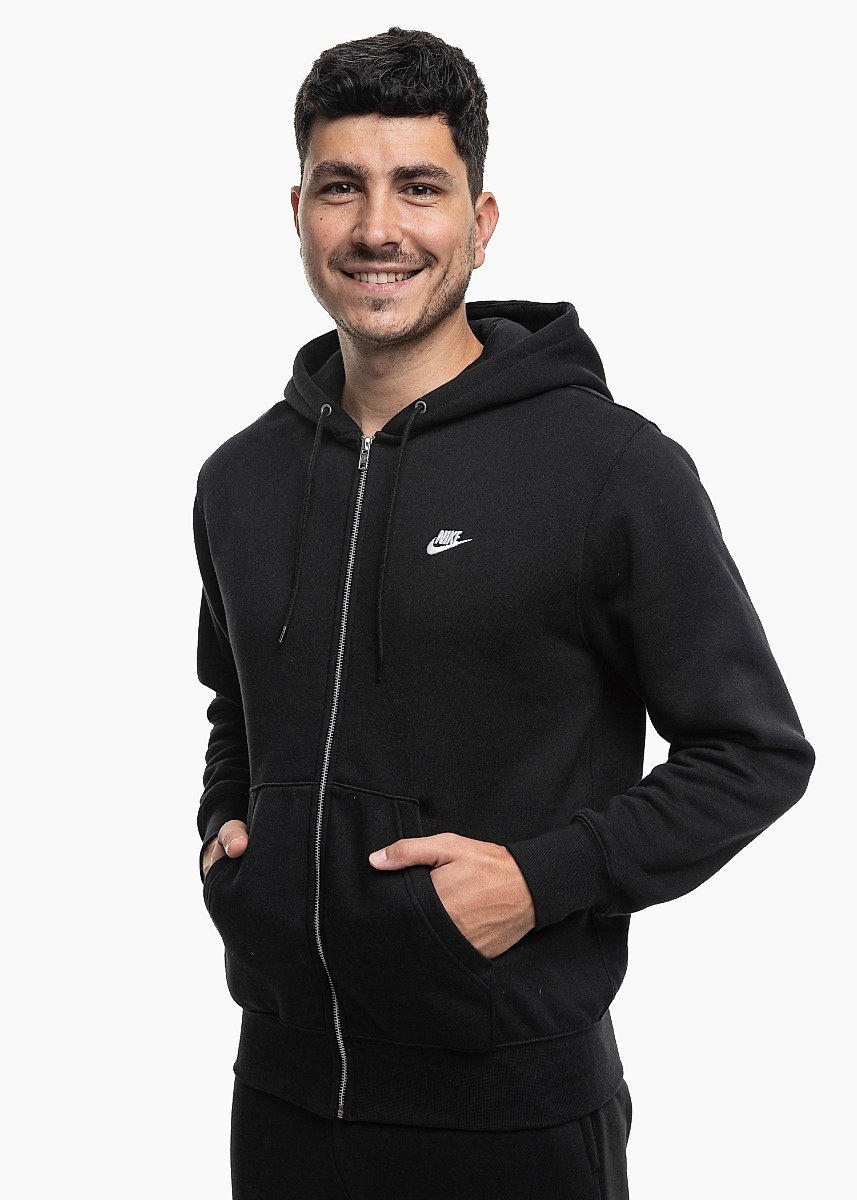 Herren Sweatshirt Nike Club BB FZ Hoodie FN3861 010