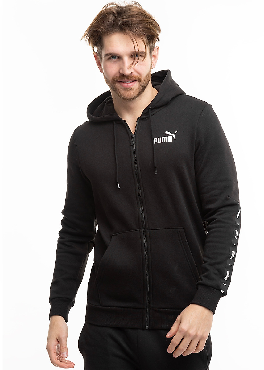 PUMA Herren Kapuzenpullover ESS+ Tape Full-Zip Hoodie TR 848768 01