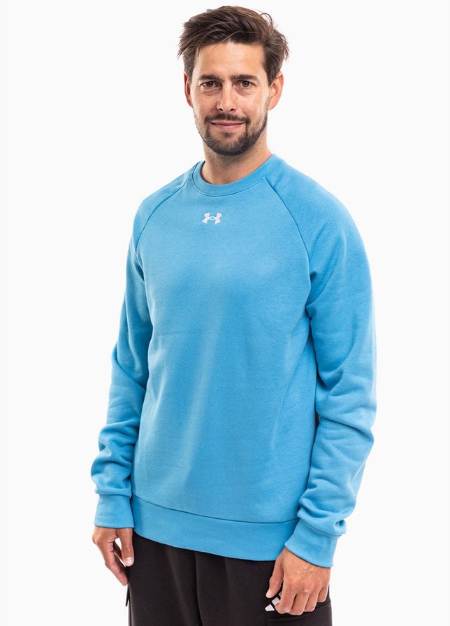Under Armour Herren Sweatshirt Rival Fleece Crew 1379755 452 Under Armour Herren Sweatshirt Rival Fleece Crew 1379755 452