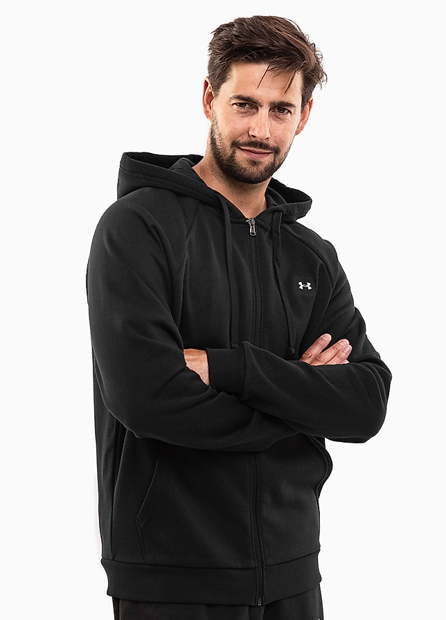 Under Armour Herren Bluse Rival Fleece FZ Hoodie 1357111 001 Under Armour Herren Bluse Rival Fleece FZ Hoodie 1357111 001