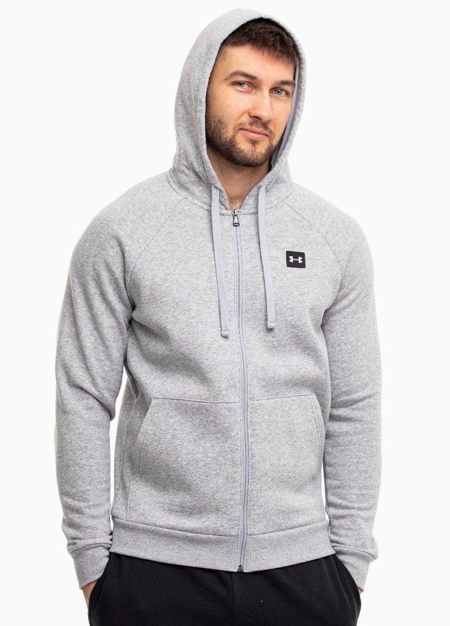 Under Armour Herren Bluse Rival Fleece FZ Hoodie 1357111 011 Under Armour Herren Bluse Rival Fleece FZ Hoodie 1357111 011