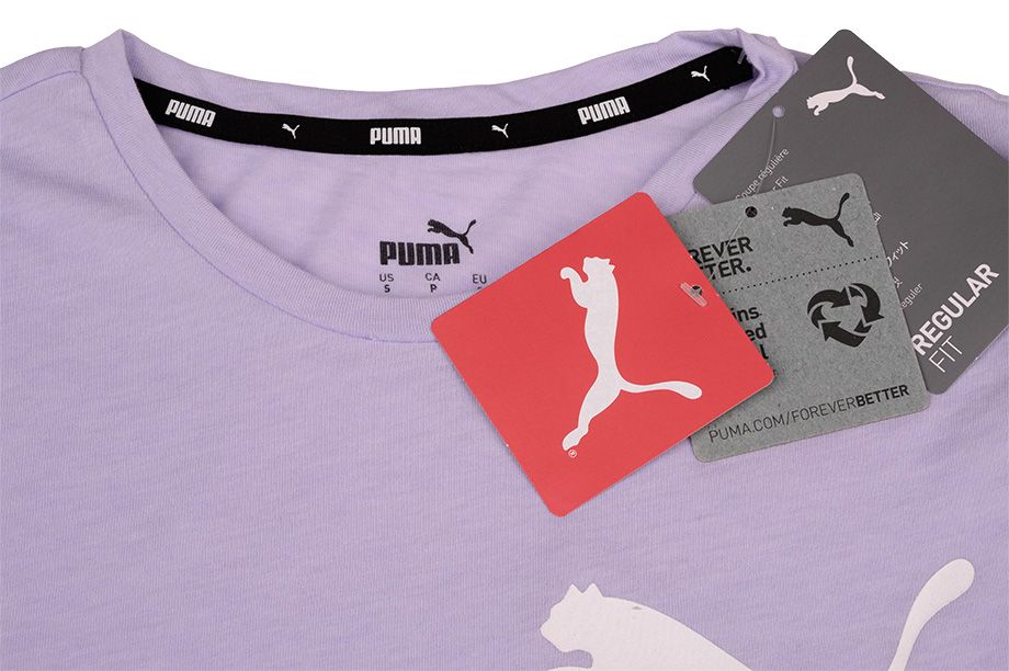Puma Damen T-Shirt ESS Logo Heather Tee 586876 16