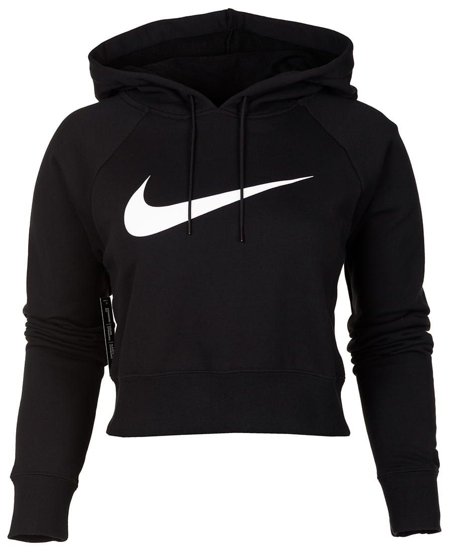 Nike Damen Hoodie W Swoosh Hoodie Crop FT BQ9754 010