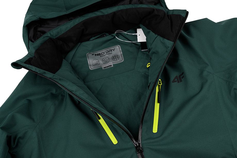 4F Herren Skijacke Reißverschlussjacke mit Kapuze H4Z20 KUMN005 46S