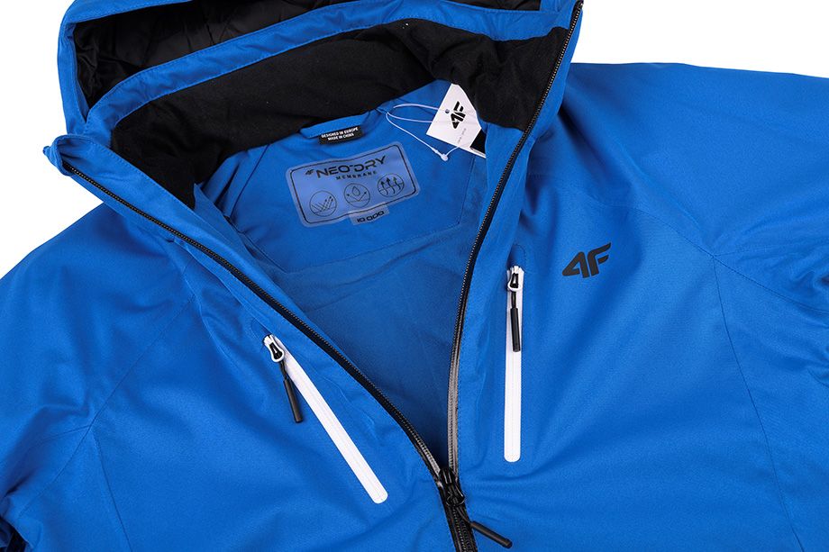 4F Herren Skijacke Reißverschlussjacke mit Kapuze H4Z20 KUMN005 33S