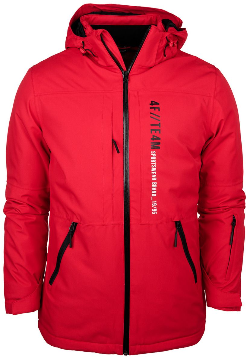 Kurtka Herren Skijacke Reißverschlussjacke mit Kapuze H4Z20 KUMN003 61S