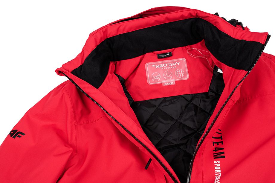 Kurtka Herren Skijacke Reißverschlussjacke mit Kapuze H4Z20 KUMN003 61S
