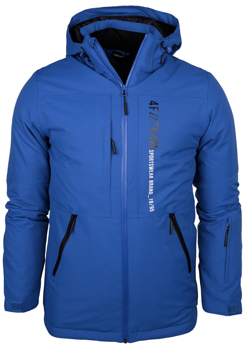 4F Herren Skijacke Reißverschlussjacke mit Kapuze H4Z20 KUMN003 36S