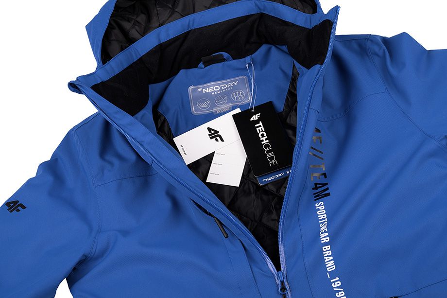 4F Herren Skijacke Reißverschlussjacke mit Kapuze H4Z20 KUMN003 36S