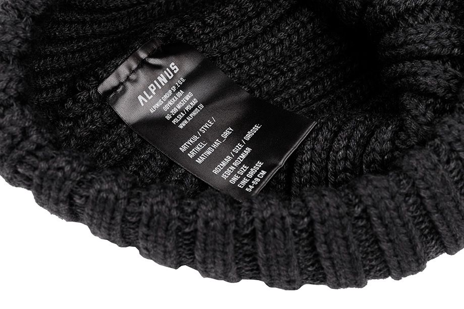 Alpinus Wintermütze Matind Hat Grey A8-G