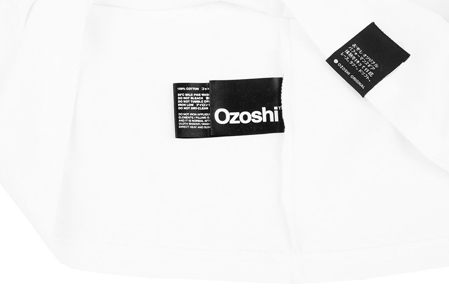Ozoshi Herren T-Shirt Haruki weiß TSH O20TS011
