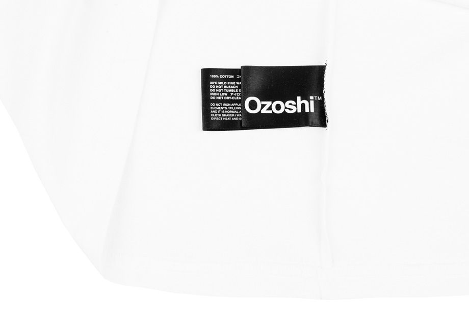 Ozoshi Herren T-Shirt Hiroki weiß O20TSBR004