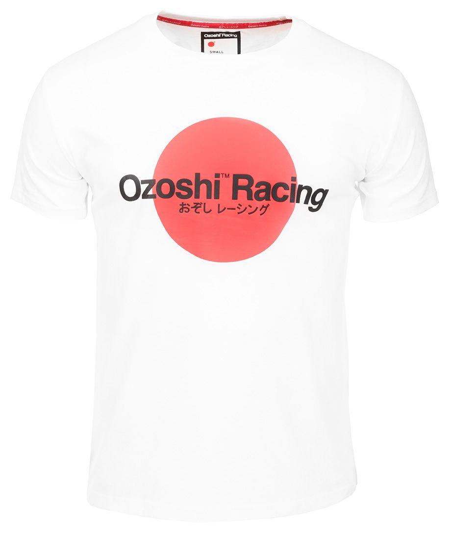 Ozoshi Herren T-Shirt Yoshito weiß O20TSRACE005