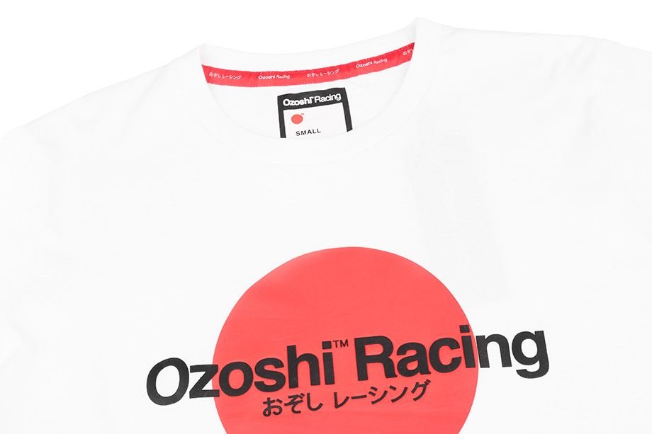 Ozoshi Herren T-Shirt Yoshito weiß O20TSRACE005
