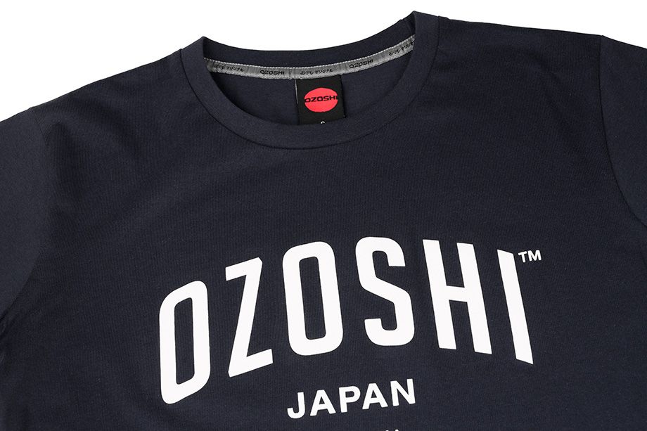 Ozoshi Herren T-Shirt Atsumi dunkelblau TSH O20TS007