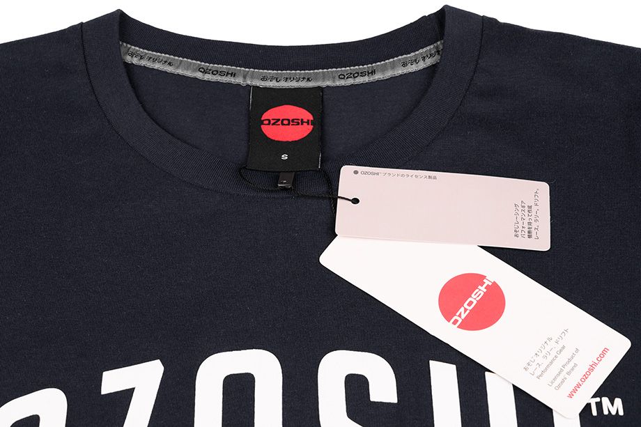 Ozoshi Herren T-Shirt Atsumi dunkelblau TSH O20TS007