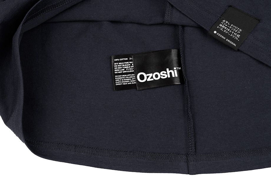 Ozoshi Herren T-Shirt Atsumi dunkelblau TSH O20TS007