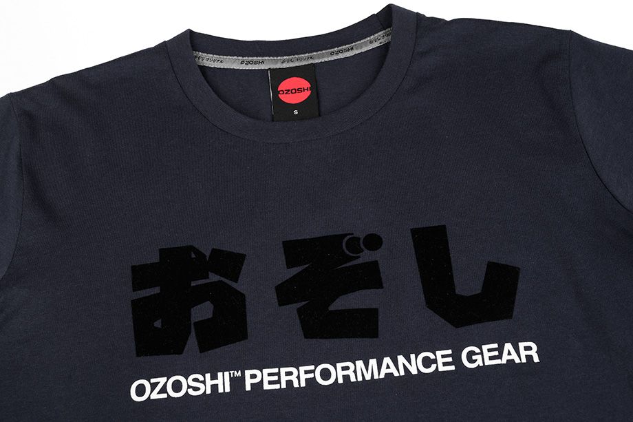 Ozoshi Herren T-Shirt Haruki dunkelblau TSH O20TS011