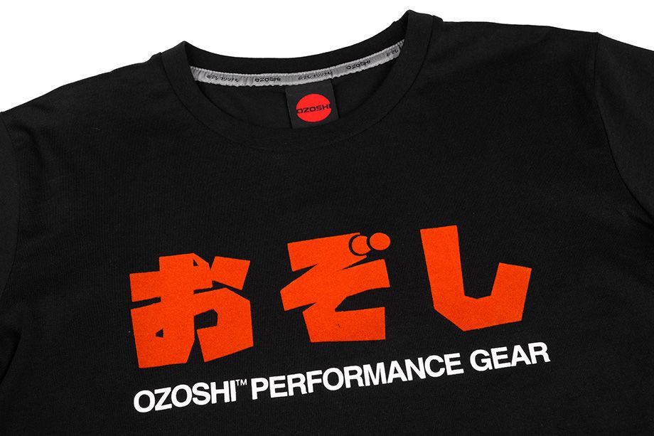 Ozoshi Herren T-Shirt Haruki schwarz TSH O20TS011