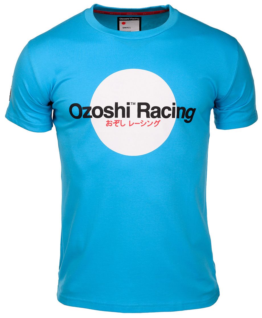 Ozoshi Herren T-Shirt  Yoshito blau O20TSRACE005