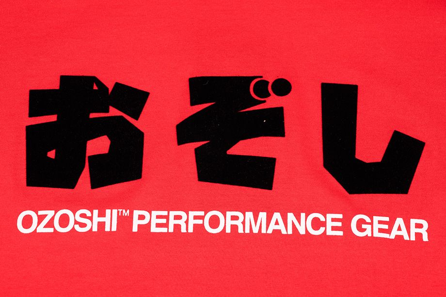 Ozoshi Herren T-Shirt Haruki rot TSH O20TS011