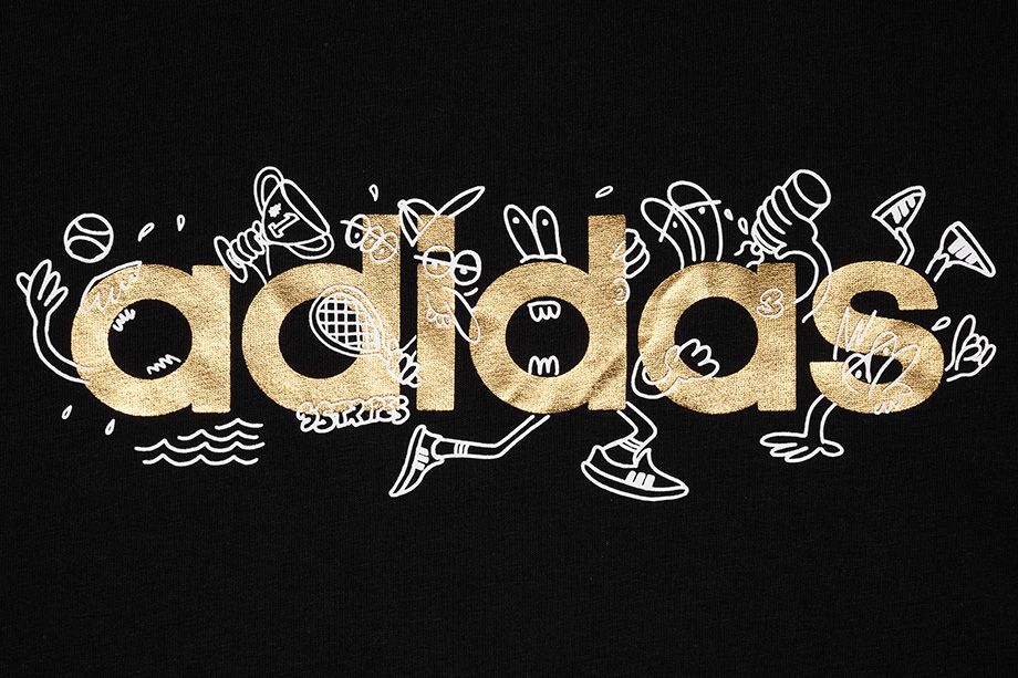 adidas Herren T-Shirt Doodle Foil Grap GS6262