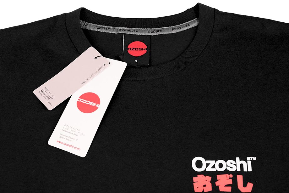 Ozoshi Herren T-Shirt  Isao schwarz TSH O20TS005