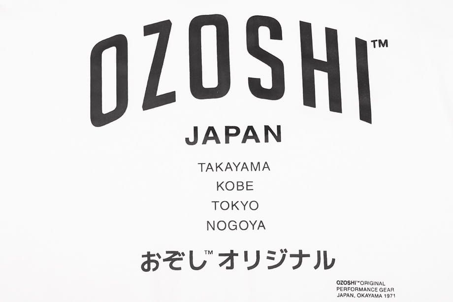 Ozoshi Herren T-Shirt Atsumi weiß TSH O20TS007
