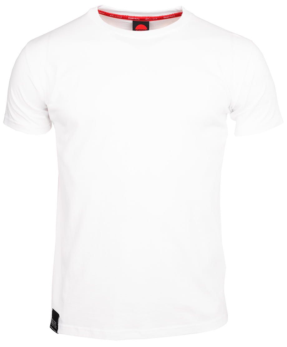 Ozoshi Herren T-Shirt  Masaru weiß O20TSBR008