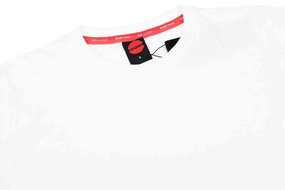 Ozoshi Herren T-Shirt  Masaru weiß O20TSBR008
