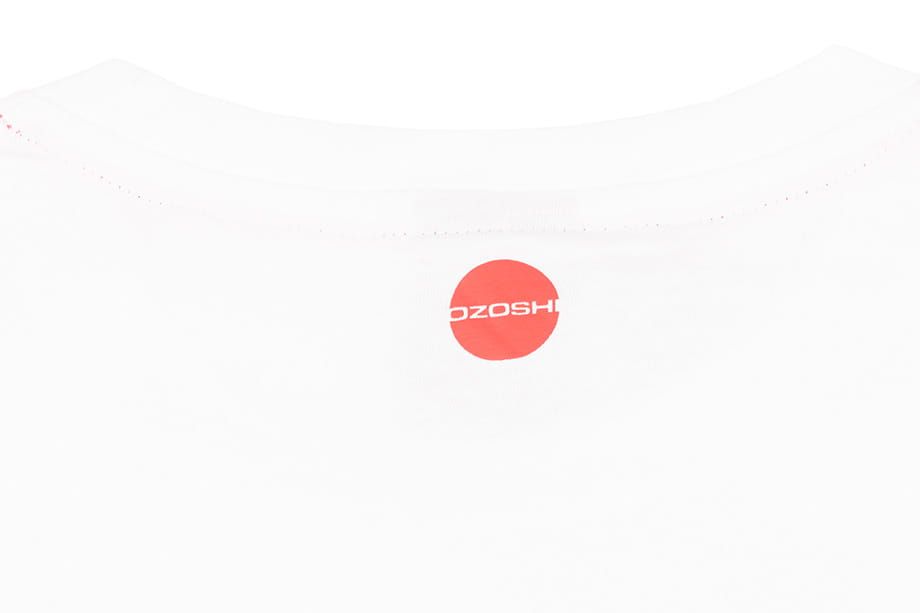 Ozoshi Herren T-Shirt  Masaru weiß O20TSBR008