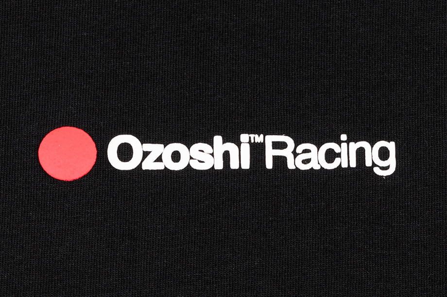 Ozoshi Herren T-Shirt Hiroki schwarz O20TSBR004